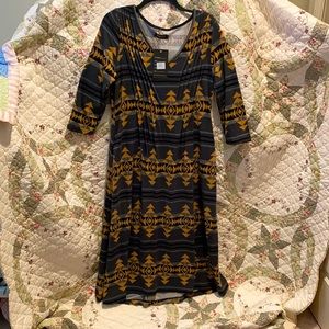 Warm brushed rayon long sleeve dress by Reborn